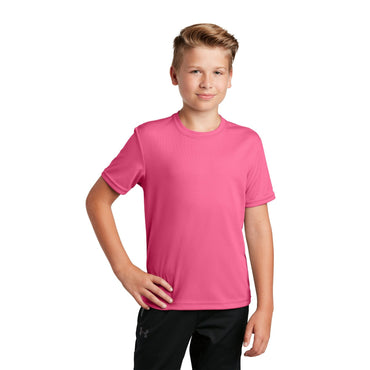 Sport-Tek-Sport-Tek® Youth PosiCharge® RacerMesh® Tee. YST340-MedTech-2