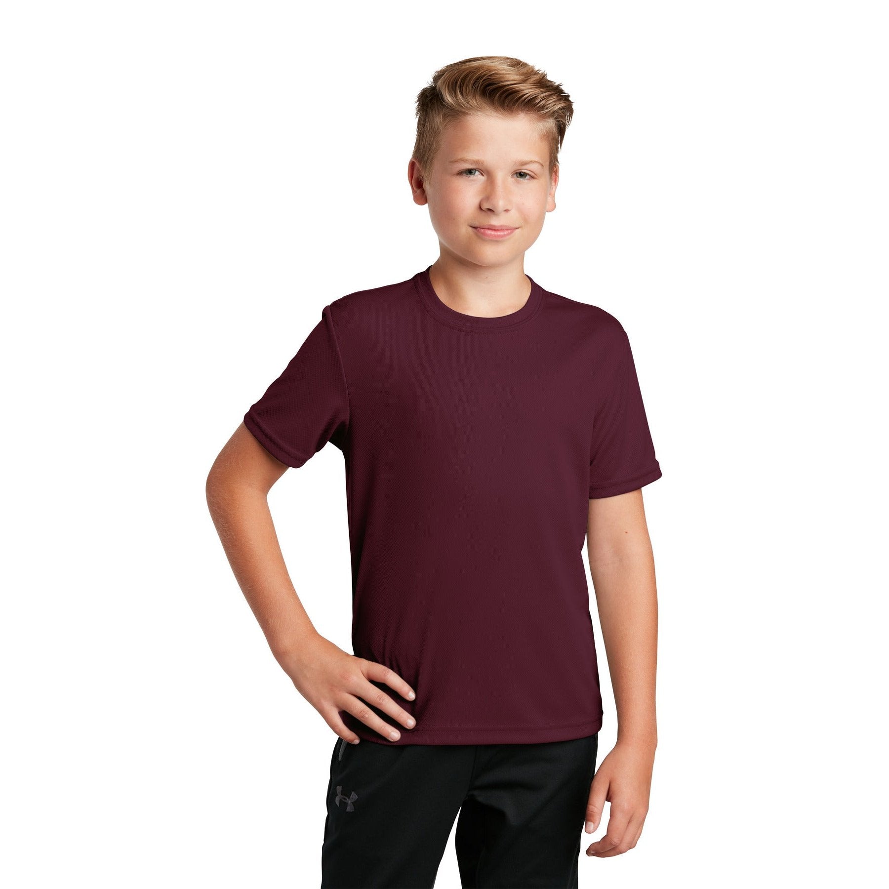 Sport-Tek-Sport-Tek® Youth PosiCharge® RacerMesh® Tee. YST340-MedTech-5