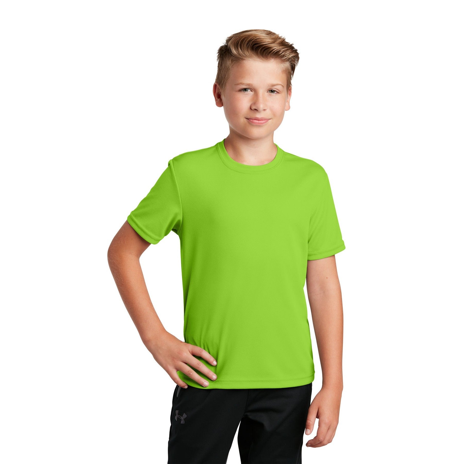 Sport-Tek-Sport-Tek® Youth PosiCharge® RacerMesh® Tee. YST340-MedTech-6