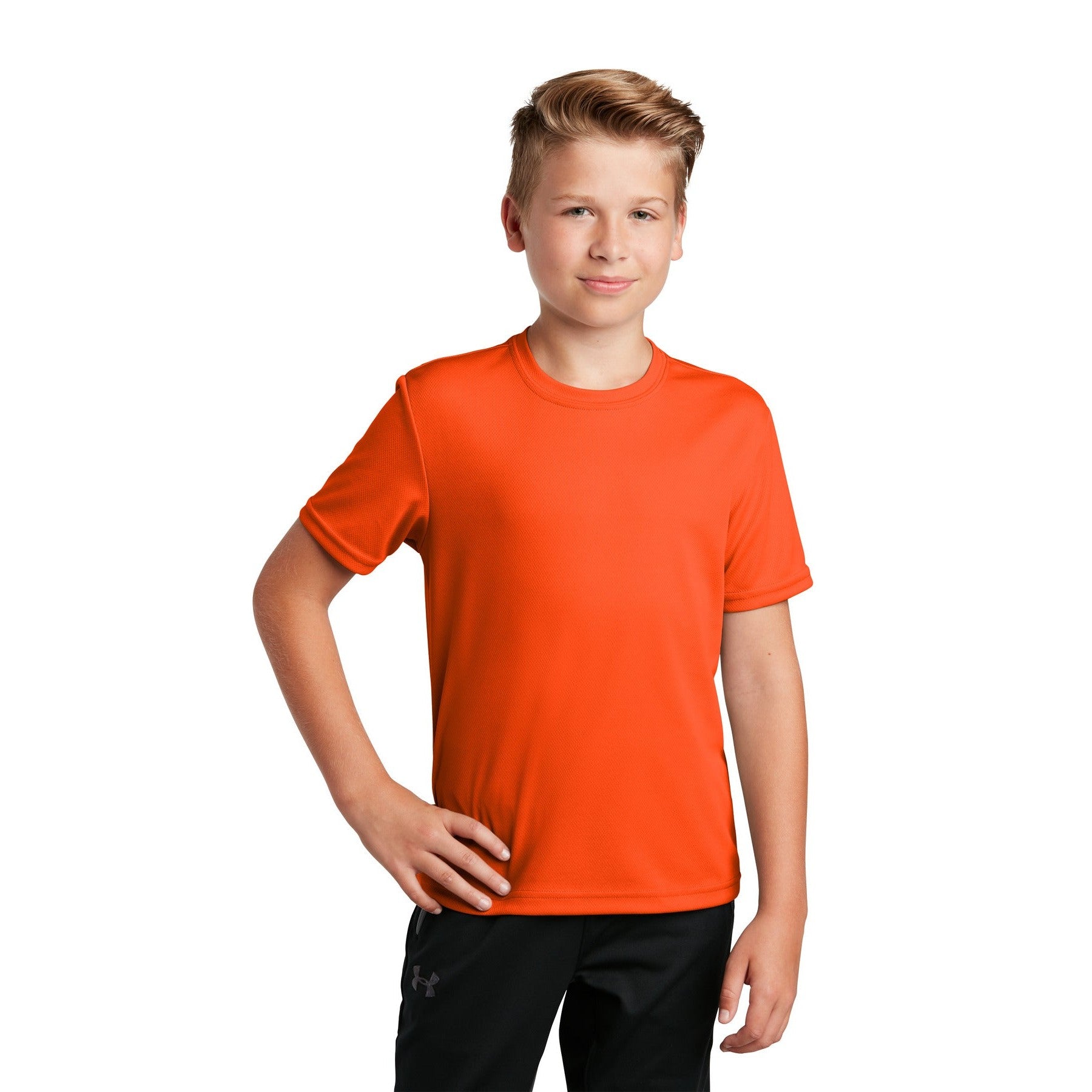 Sport-Tek-Sport-Tek® Youth PosiCharge® RacerMesh® Tee. YST340-MedTech-7