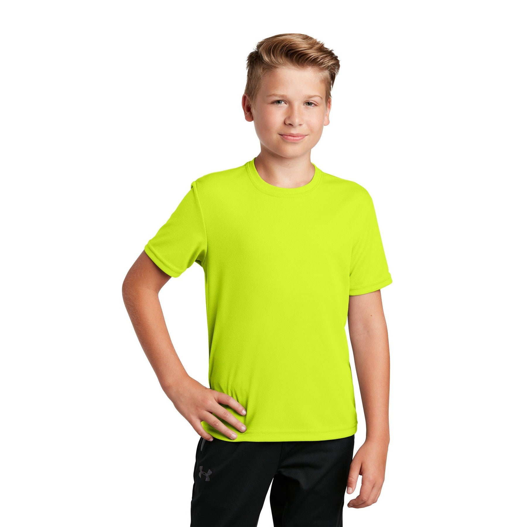 Sport-Tek-Sport-Tek® Youth PosiCharge® RacerMesh® Tee. YST340-MedTech-8