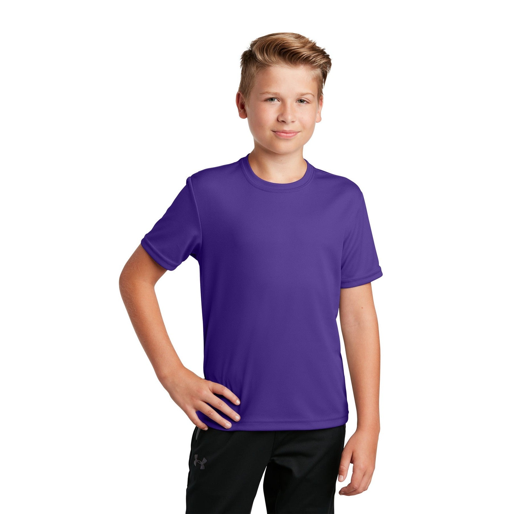 Sport-Tek-Sport-Tek® Youth PosiCharge® RacerMesh® Tee. YST340-MedTech-9
