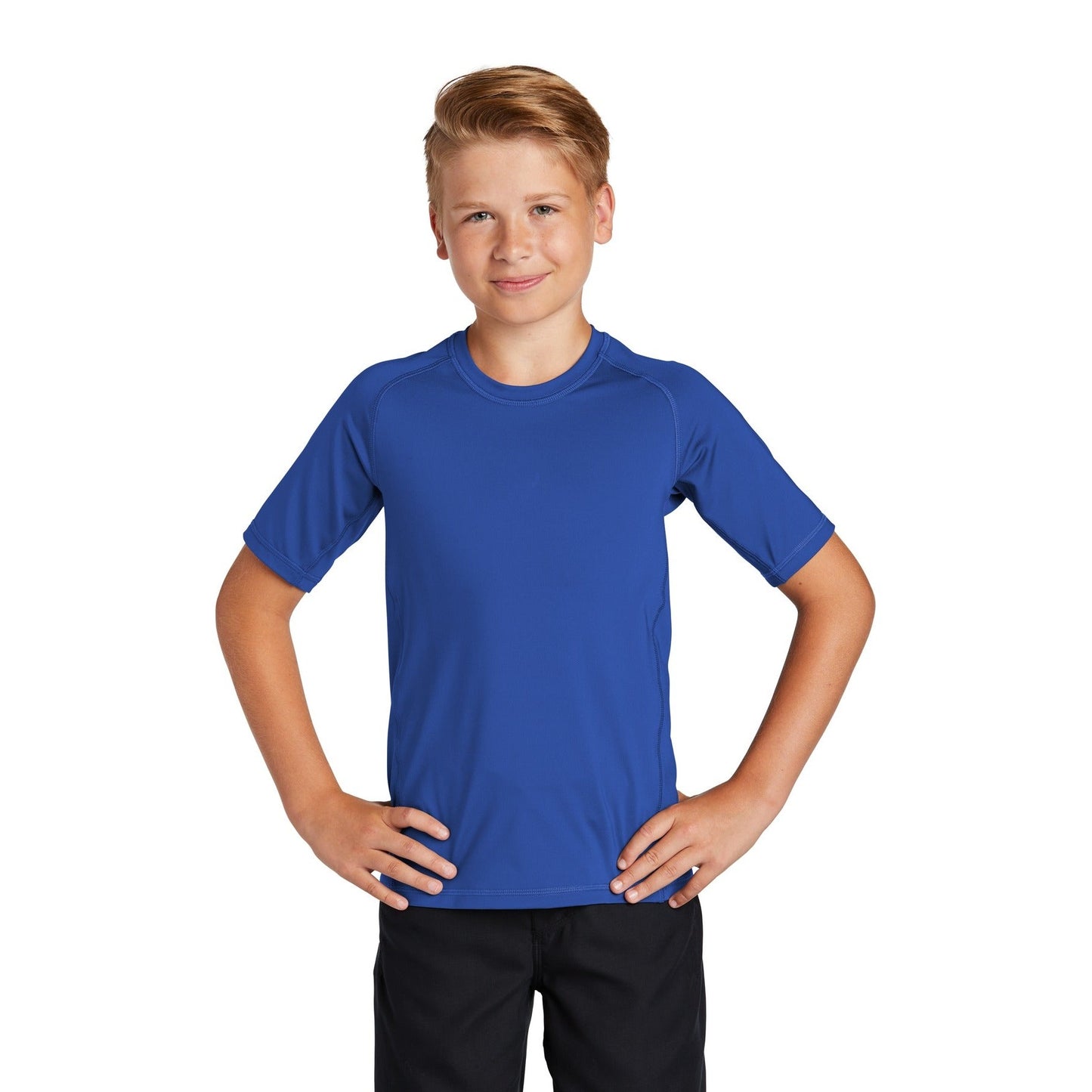 Sport-Tek-Sport-Tek ® Youth Rashguard Tee. YST470-MedTech-4