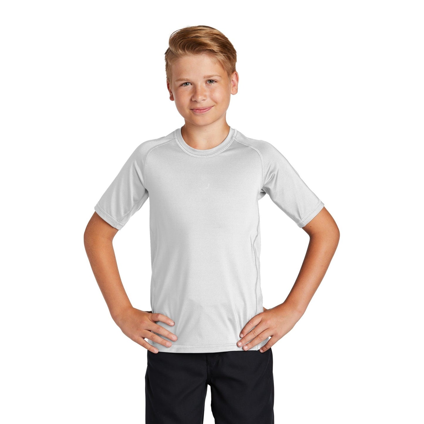 Sport-Tek-Sport-Tek ® Youth Rashguard Tee. YST470-MedTech-5