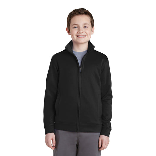 Sport-Tek-Sport-Tek® Youth Sport-Wick® Fleece Full-Zip Jacket. YST241-MedTech-1