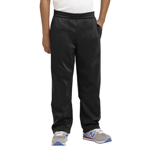 Sport-Tek-Sport-Tek® Youth Sport-Wick® Fleece Pant. YST237-MedTech-1