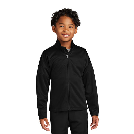 Sport-Tek-Sport-Tek® Youth Travel Full-Zip Jacket YST800-MedTech-1