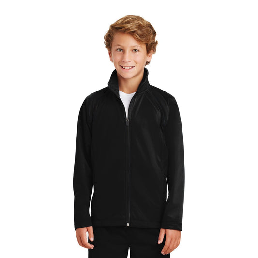 Sport-Tek-Sport-Tek® Youth Tricot Track Jacket. YST90-MedTech-1