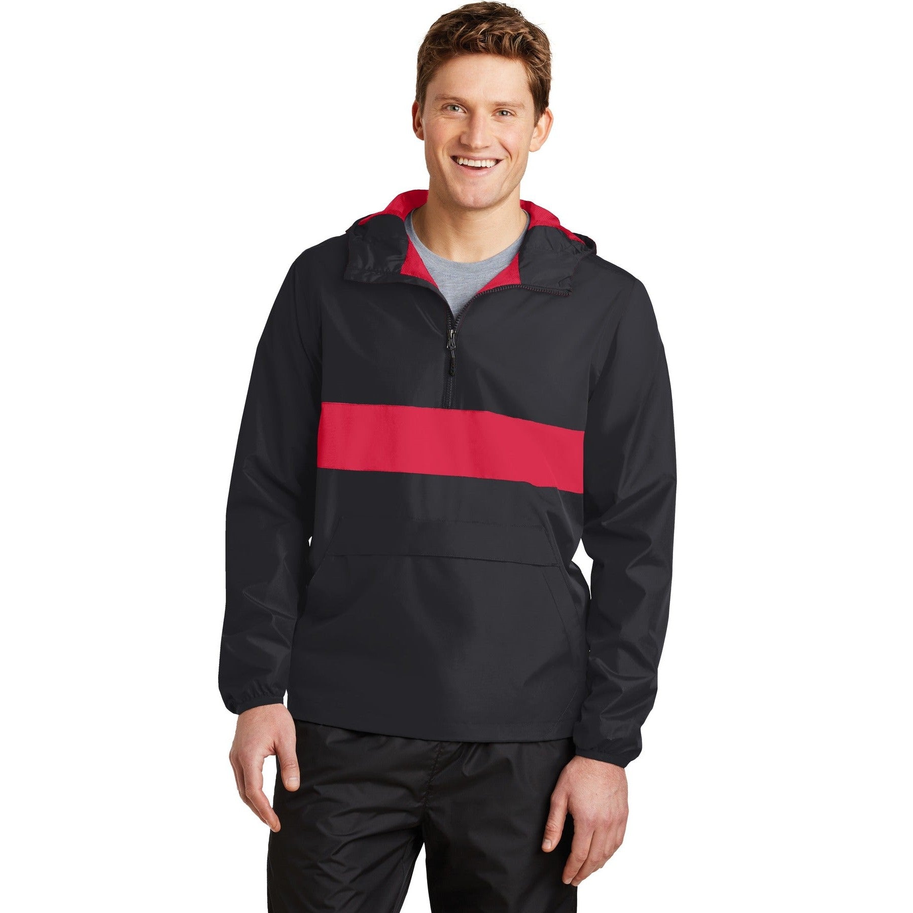Sport-Tek-Sport-Tek® Zipped Pocket Anorak. JST65-MedTech-2