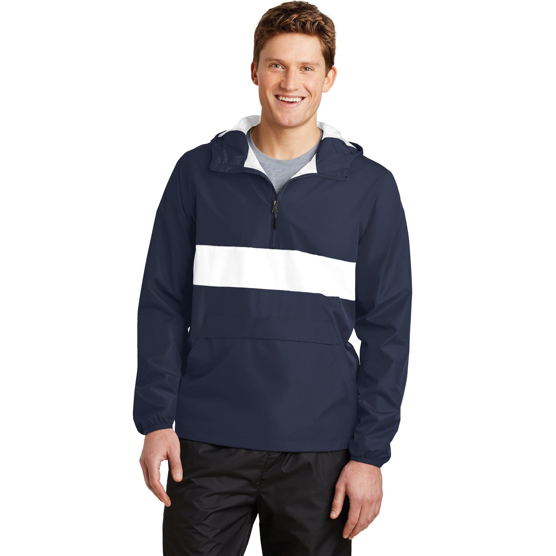 Sport-Tek-Sport-Tek® Zipped Pocket Anorak. JST65-MedTech-5