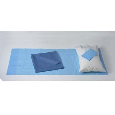 Medline-Spunbond Sheet Set | Top, Bottom and Pillow Case 24pk-MedTech-1