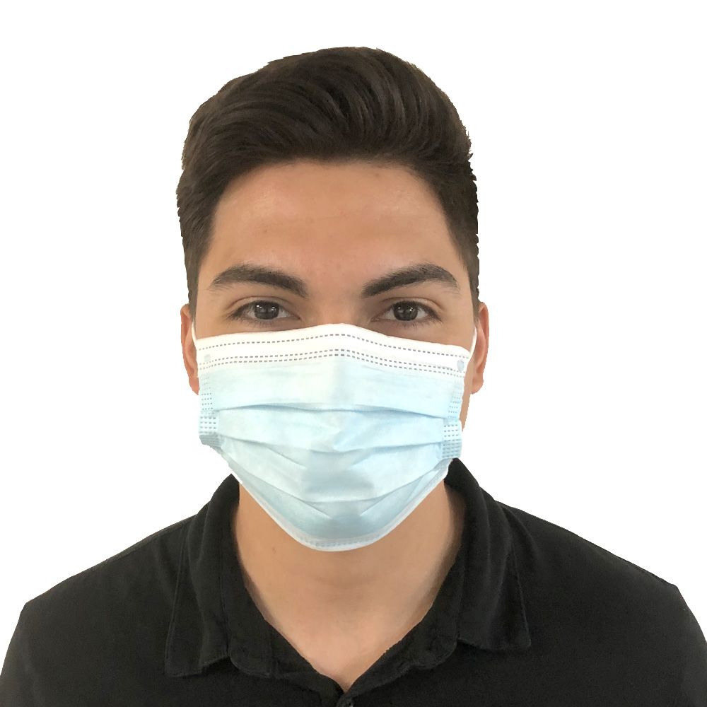 Generic-Standard Earloop Mask 3 ply 50 Per Box. Level 1-MedTech-4