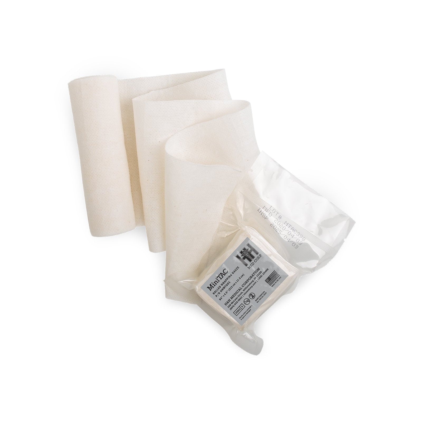 Safeguard Medical-TACGauze Wrapping Gauze, Rolled - 120" x 4.5"-MedTech-1