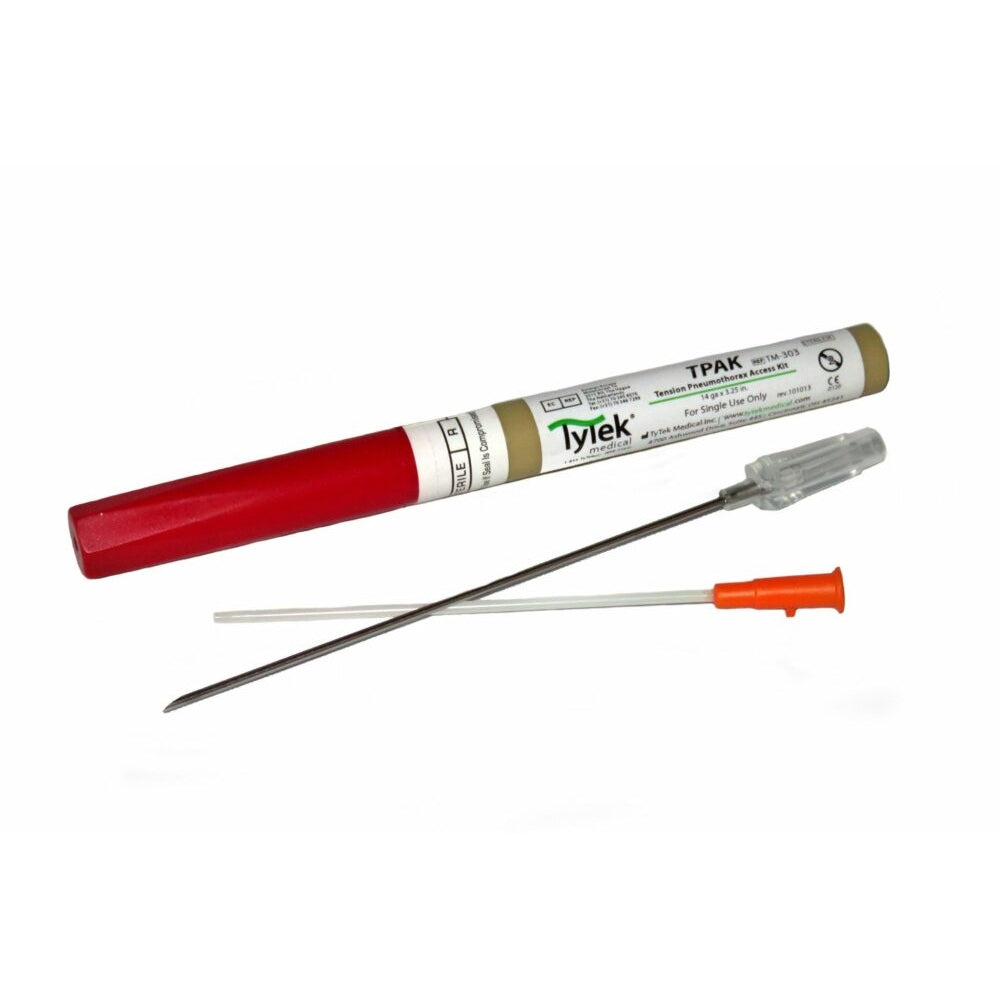 Safeguard Medical-TPAK Tension Pneumothorax Needle 10 ga x 3.25"-MedTech-1