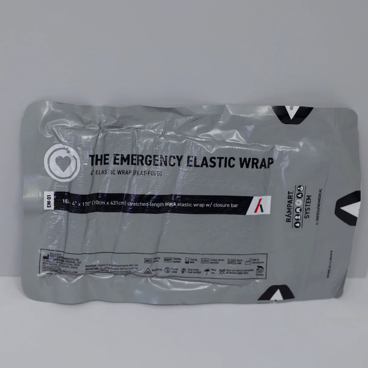 Safeguard Medical- The Emergency Elastic Wrap 4" case of 160-Medtech- 1