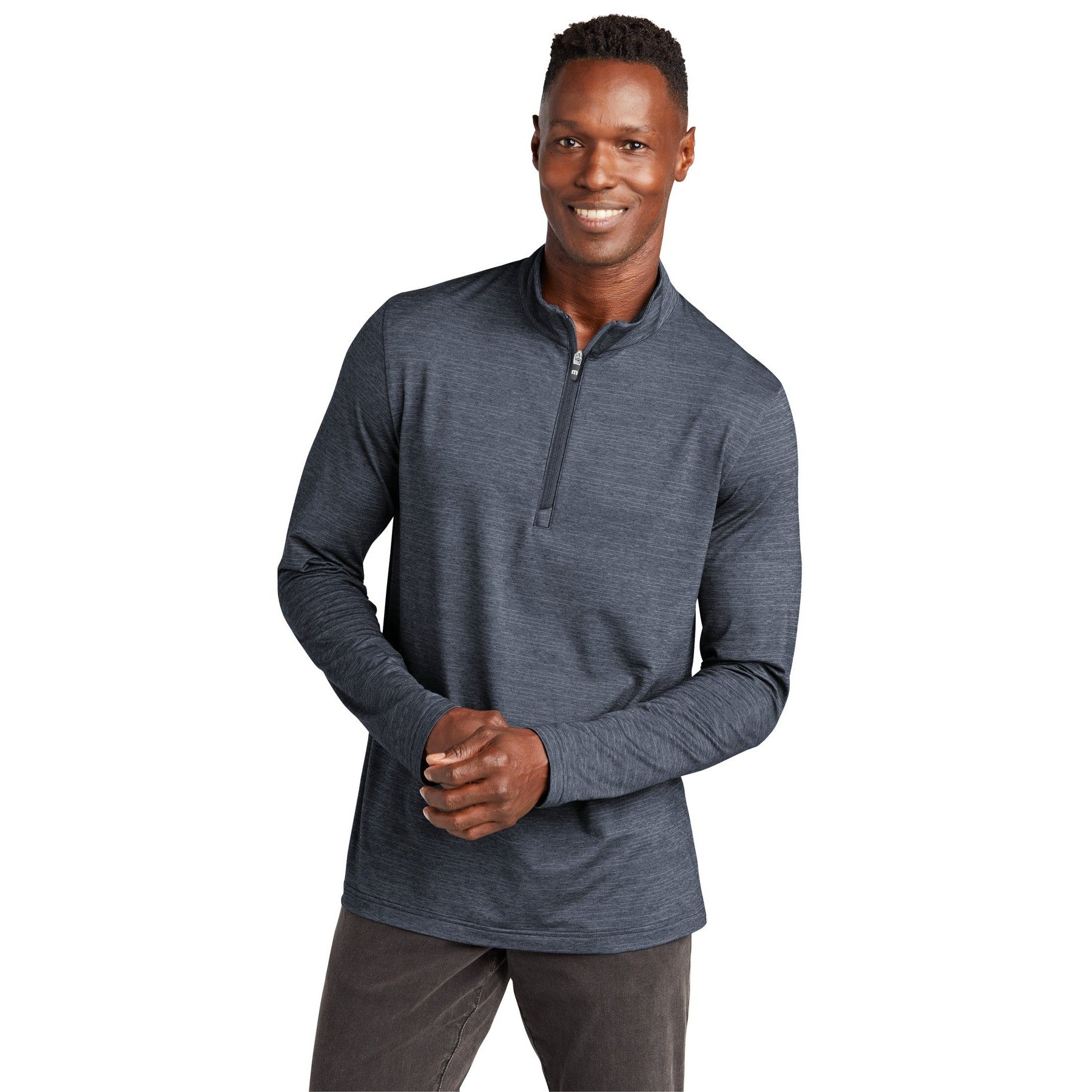 TravisMathew-TravisMathew Crestview 1/4-Zip TM1MW452-MedTech-3