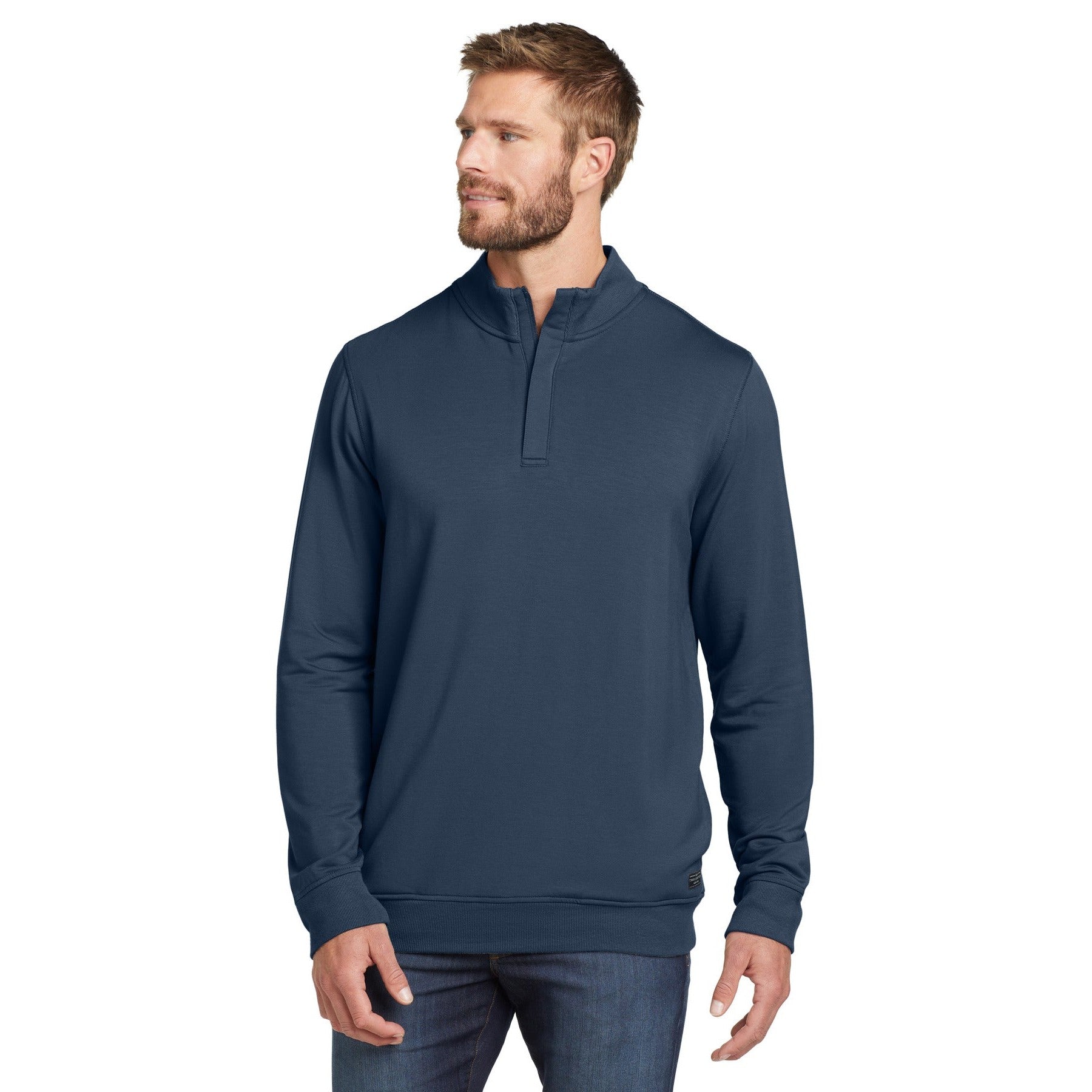 TravisMathew-TravisMathew Newport 1/4-Zip Fleece. TM1MU419-MedTech-2
