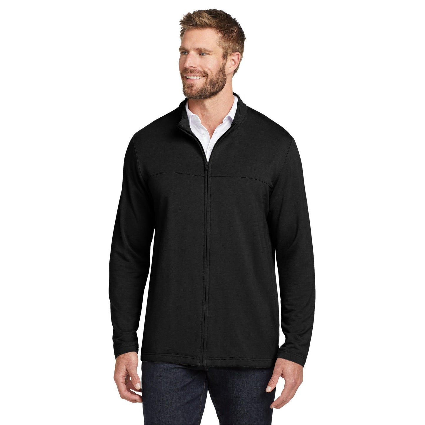 TravisMathew-TravisMathew Newport Full-Zip Fleece. TM1MU420-MedTech-1