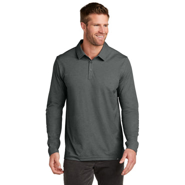 TravisMathew-TravisMathew Oceanside Heather Long Sleeve Polo TM1MZ343-MedTech-2