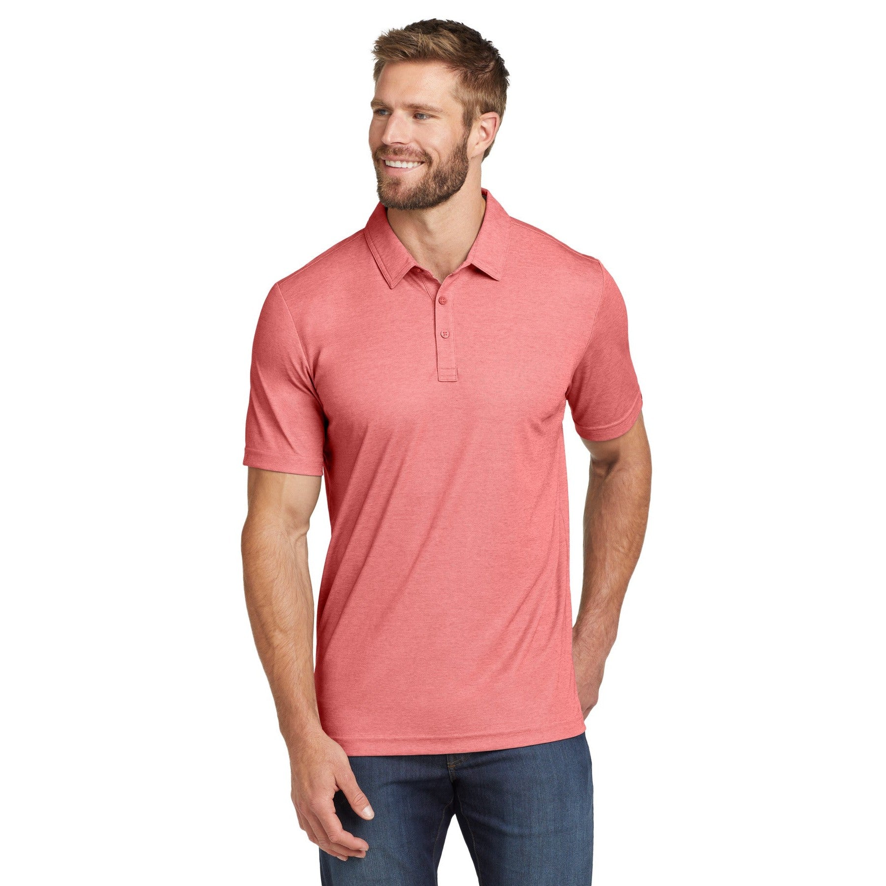 TravisMathew-TravisMathew Oceanside Heather Polo. TM1MU412-MedTech-4