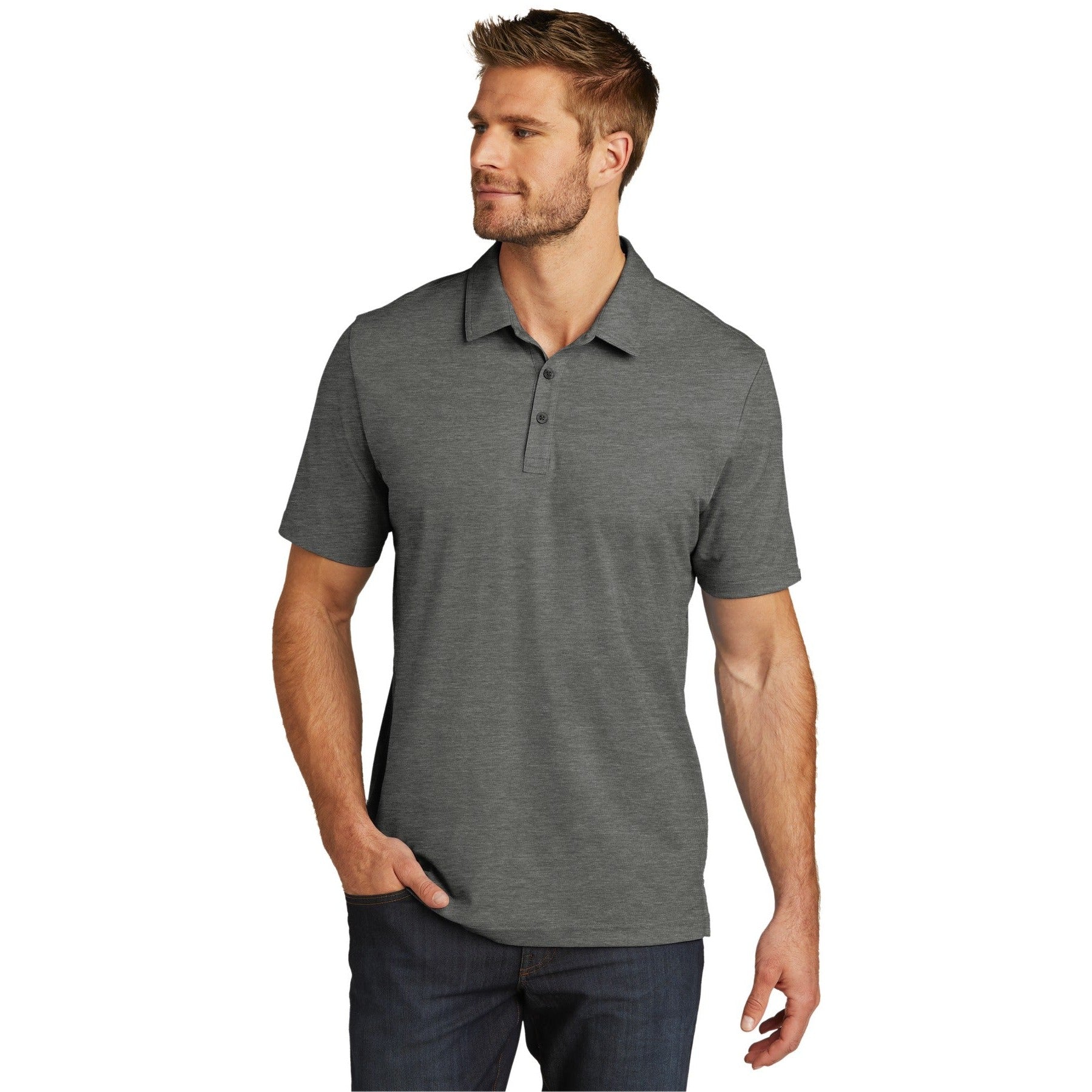 TravisMathew-TravisMathew Oceanside Heather Polo. TM1MU412-MedTech-8