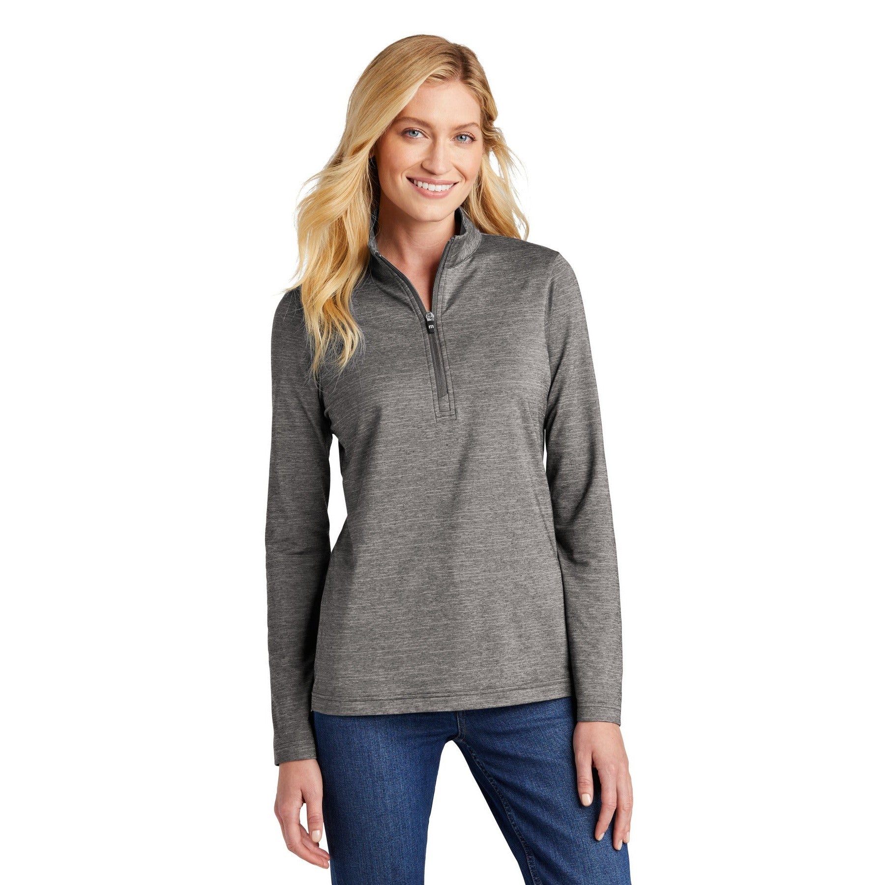 TravisMathew-TravisMathew Women's Crestview 1/4-Zip TM1WW003-MedTech-2