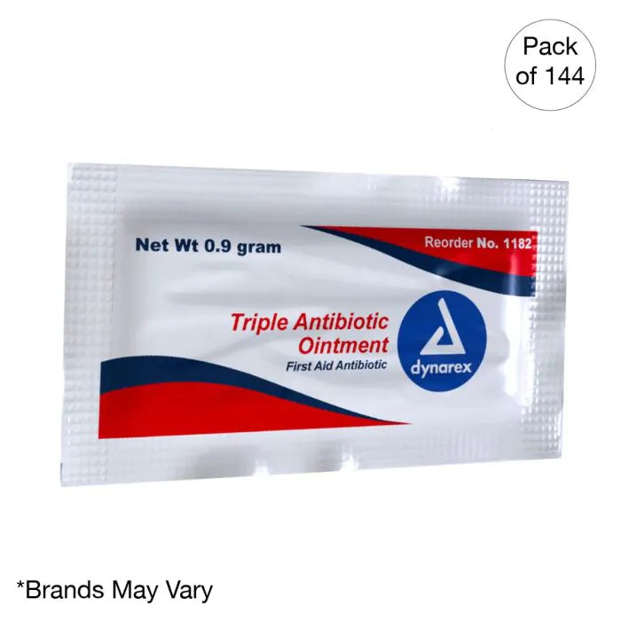 Kemp USA-Triple Antibiotic Ointment, 0.9 Gram Packets Case of 1728-MedTech-1