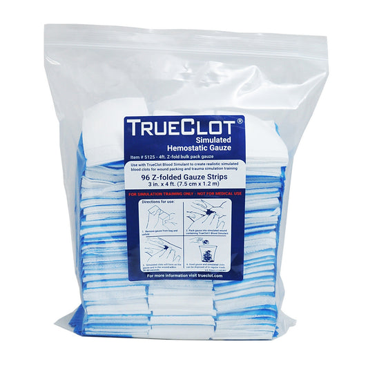 TrueClot®-TrueClot Simulated Hemostatic Gauze Bulk Pack-MedTech-1