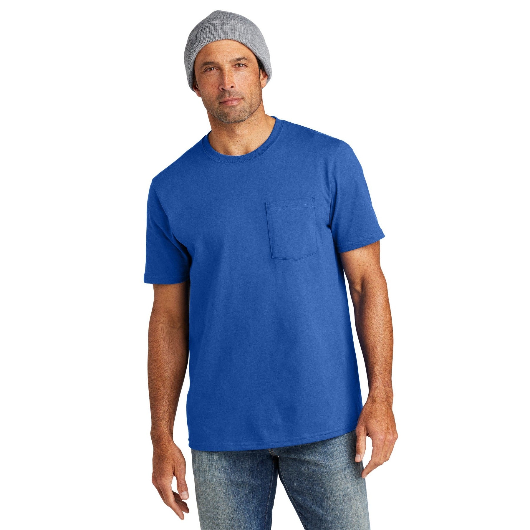 Volunteer Knitwear-Volunteer Knitwear™ All-American Pocket Tee VL100P-MedTech-7