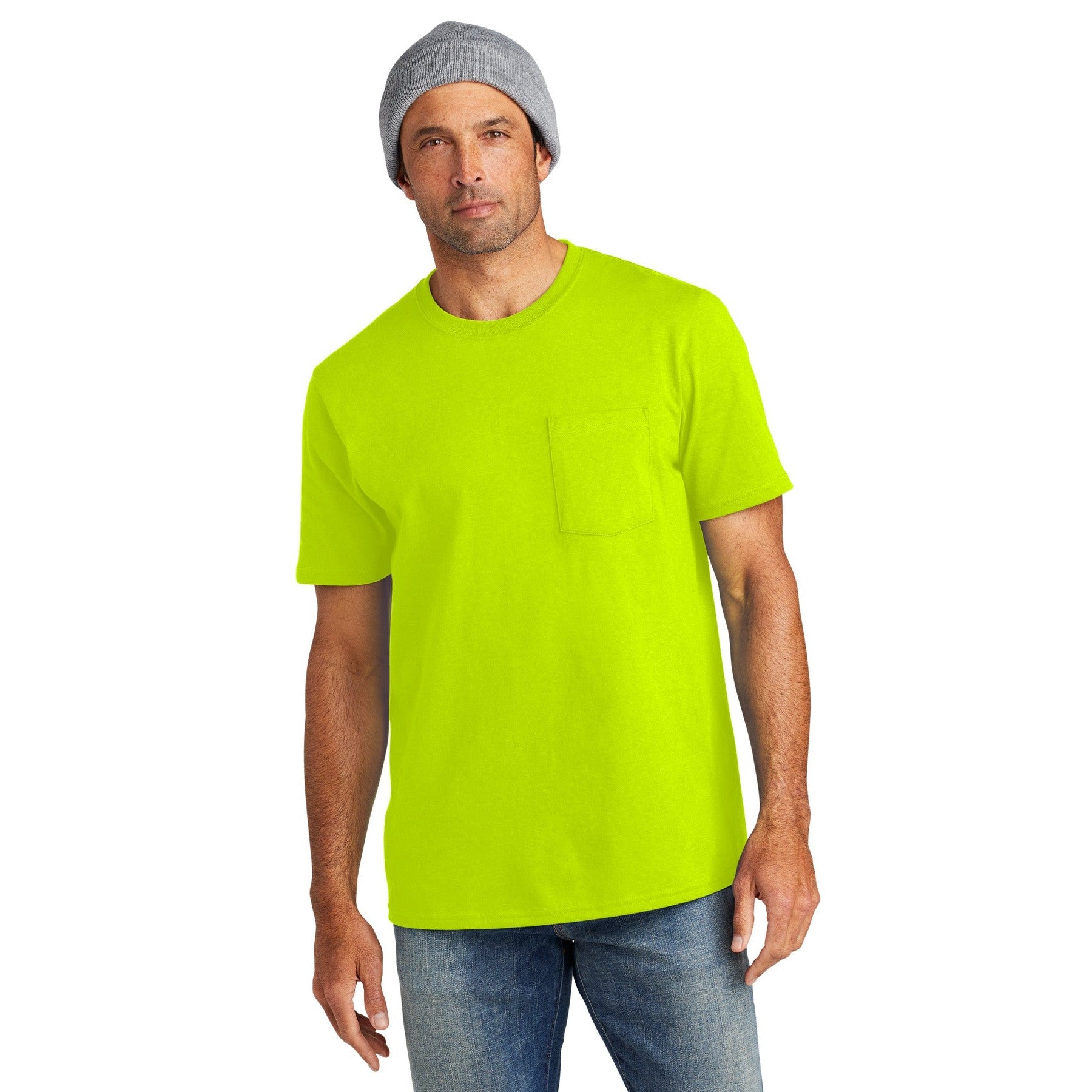 Volunteer Knitwear-Volunteer Knitwear™ All-American Pocket Tee VL100P-MedTech-4