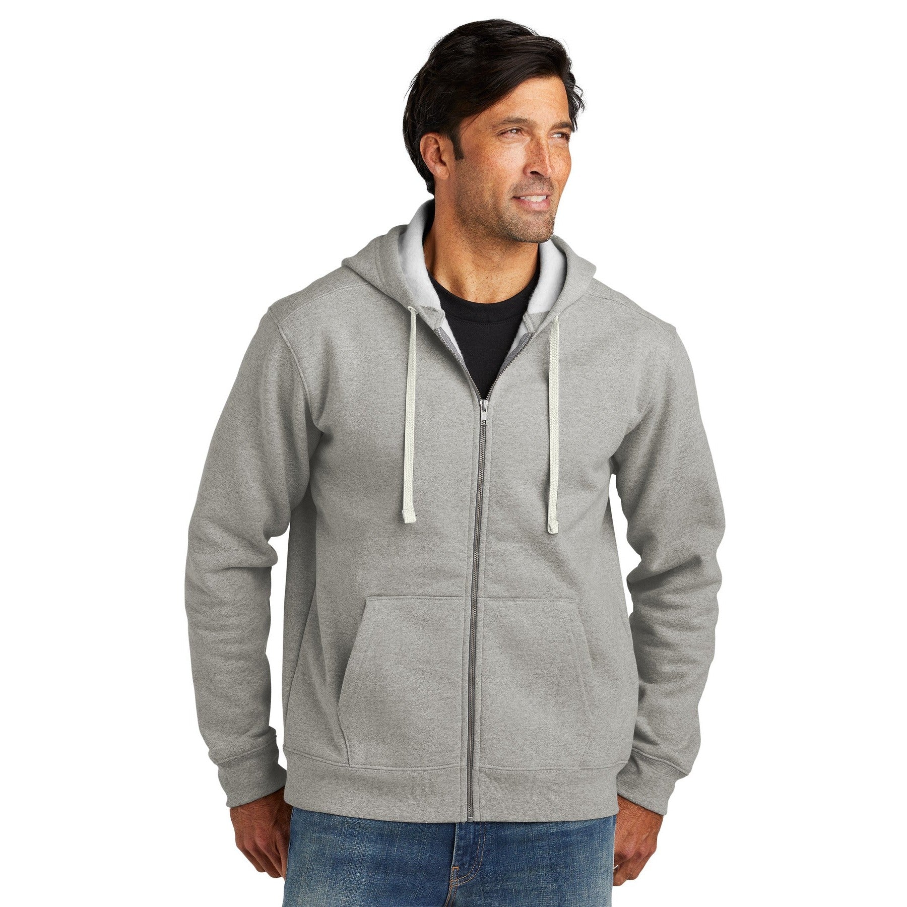 Volunteer Knitwear-Volunteer Knitwear™ Chore Fleece Full-Zip Hoodie VL130ZH-MedTech-3