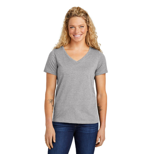 Volunteer Knitwear-Volunteer Knitwear™ Women's Daily V-Neck Tee LVL45V-MedTech-1