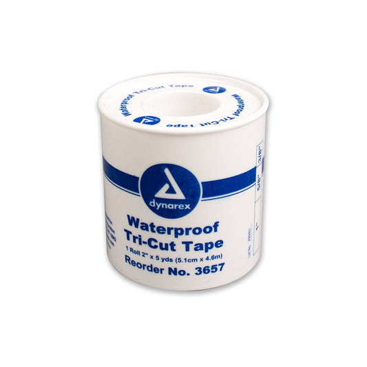 Dynarex-Waterproof Tri-Cut Tape, 2" x 5yds-MedTech-1