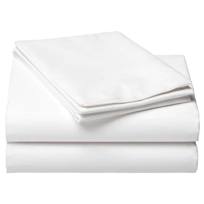 Kemp USA-White Bedding Flat Sheet 54x90-MedTech-2