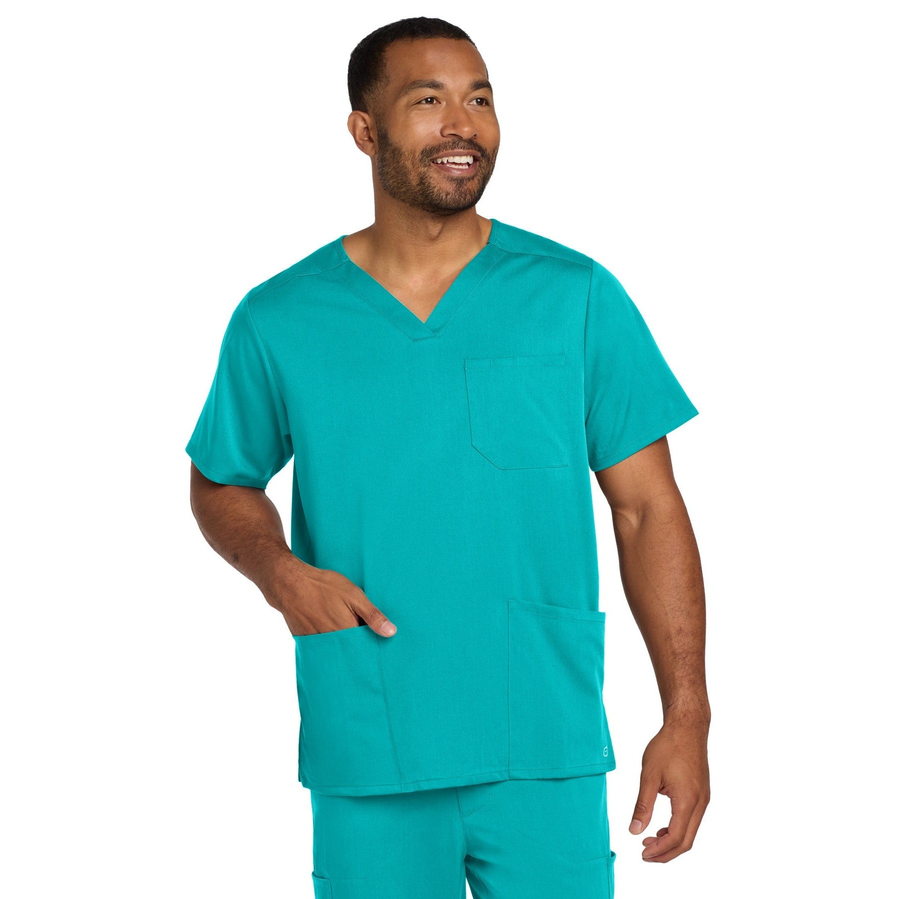 Wink-Wink® Men's Premiere Flex™ V-Neck Top WW5068-MedTech-6