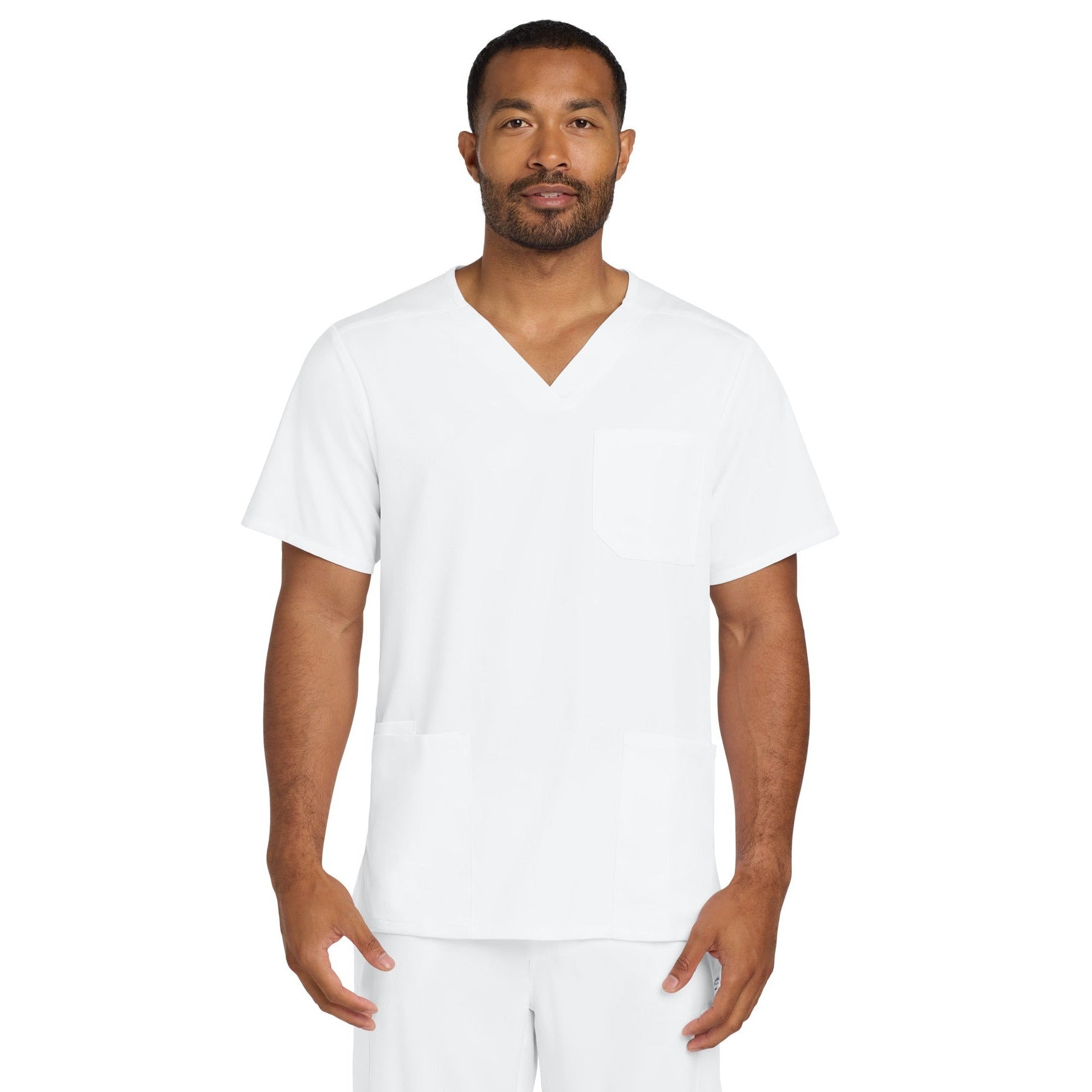 Wink-Wink® Men's Premiere Flex™ V-Neck Top WW5068-MedTech-7
