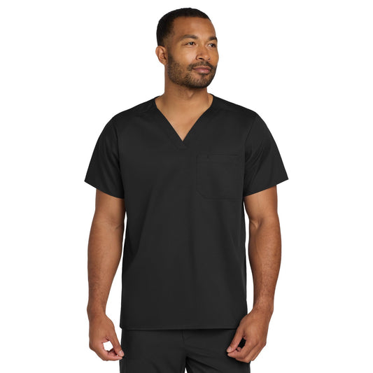 Wink-Wink® Unisex WorkFlex Chest Pocket V-Neck Top WW3160-MedTech-1