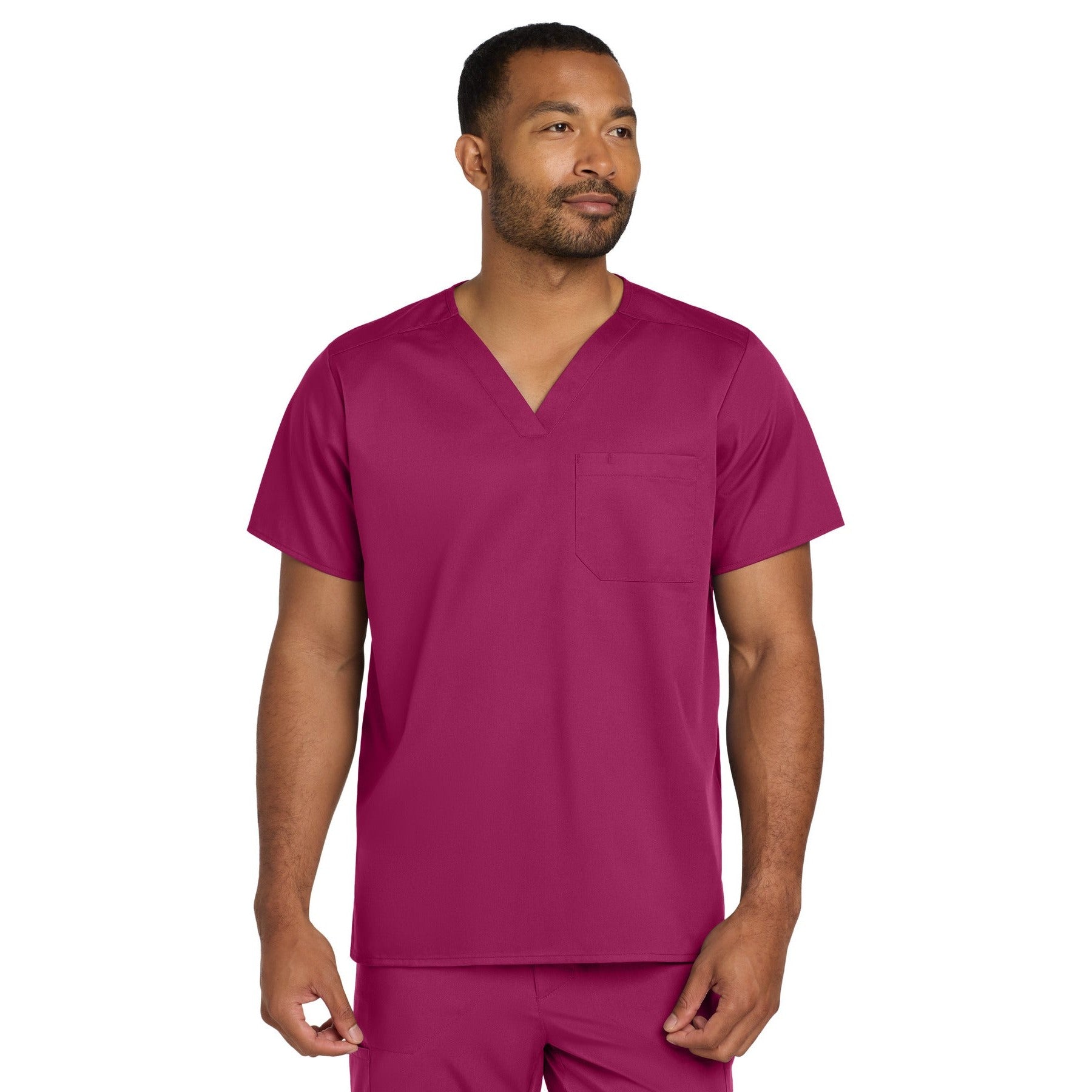 Wink-Wink® Unisex WorkFlex Chest Pocket V-Neck Top WW3160-MedTech-8