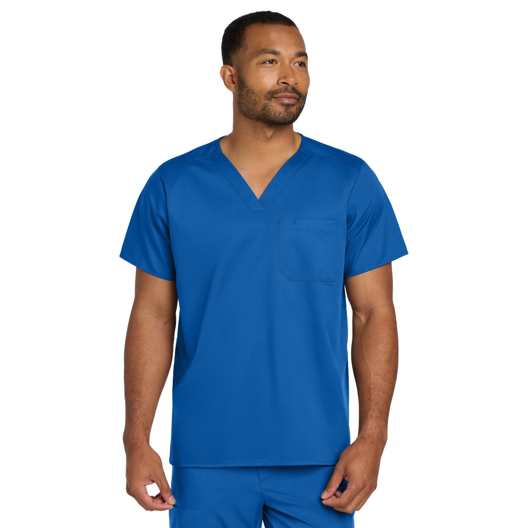 Wink-Wink® Unisex WorkFlex Chest Pocket V-Neck Top WW3160-MedTech-5