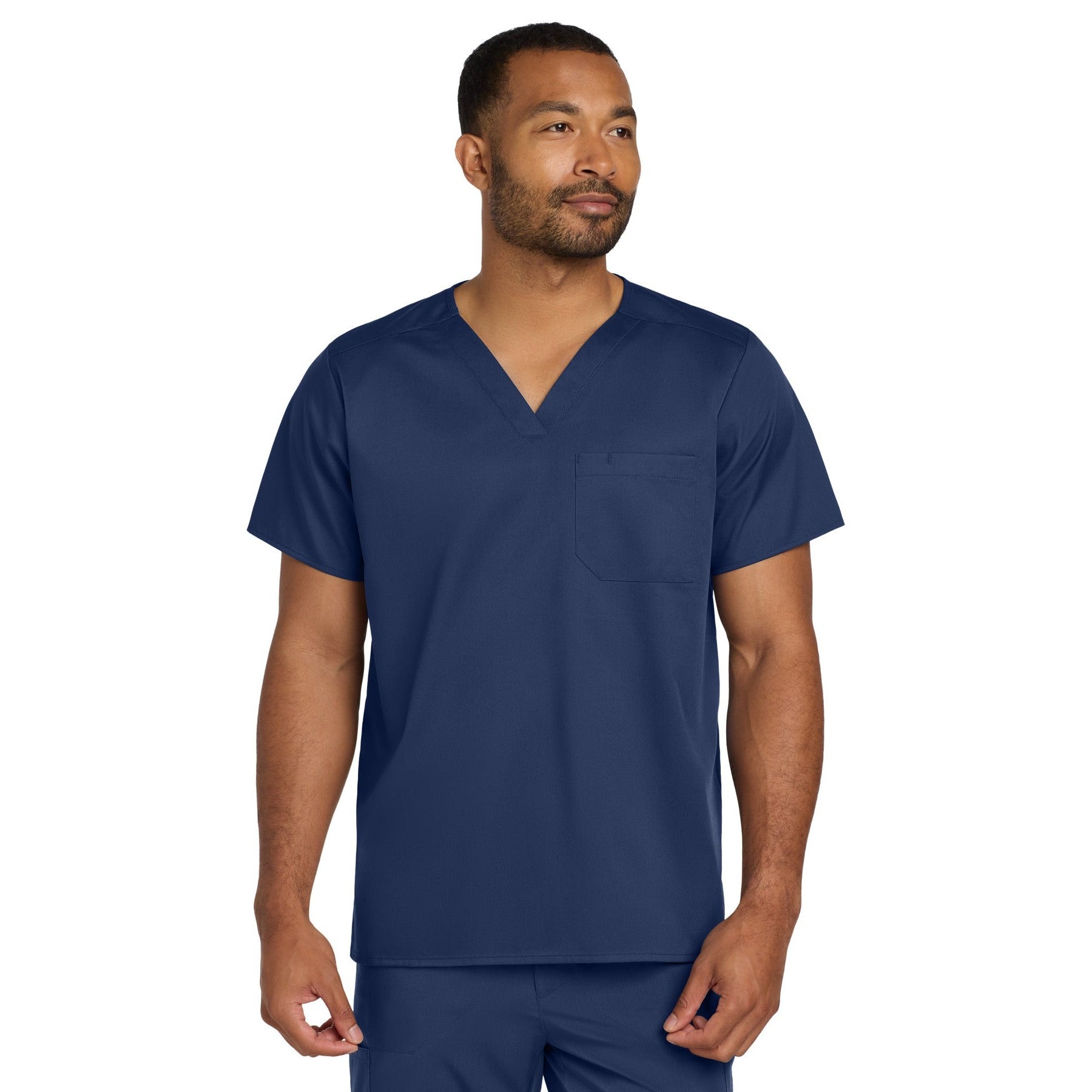 Wink-Wink® Unisex WorkFlex Chest Pocket V-Neck Top WW3160-MedTech-3