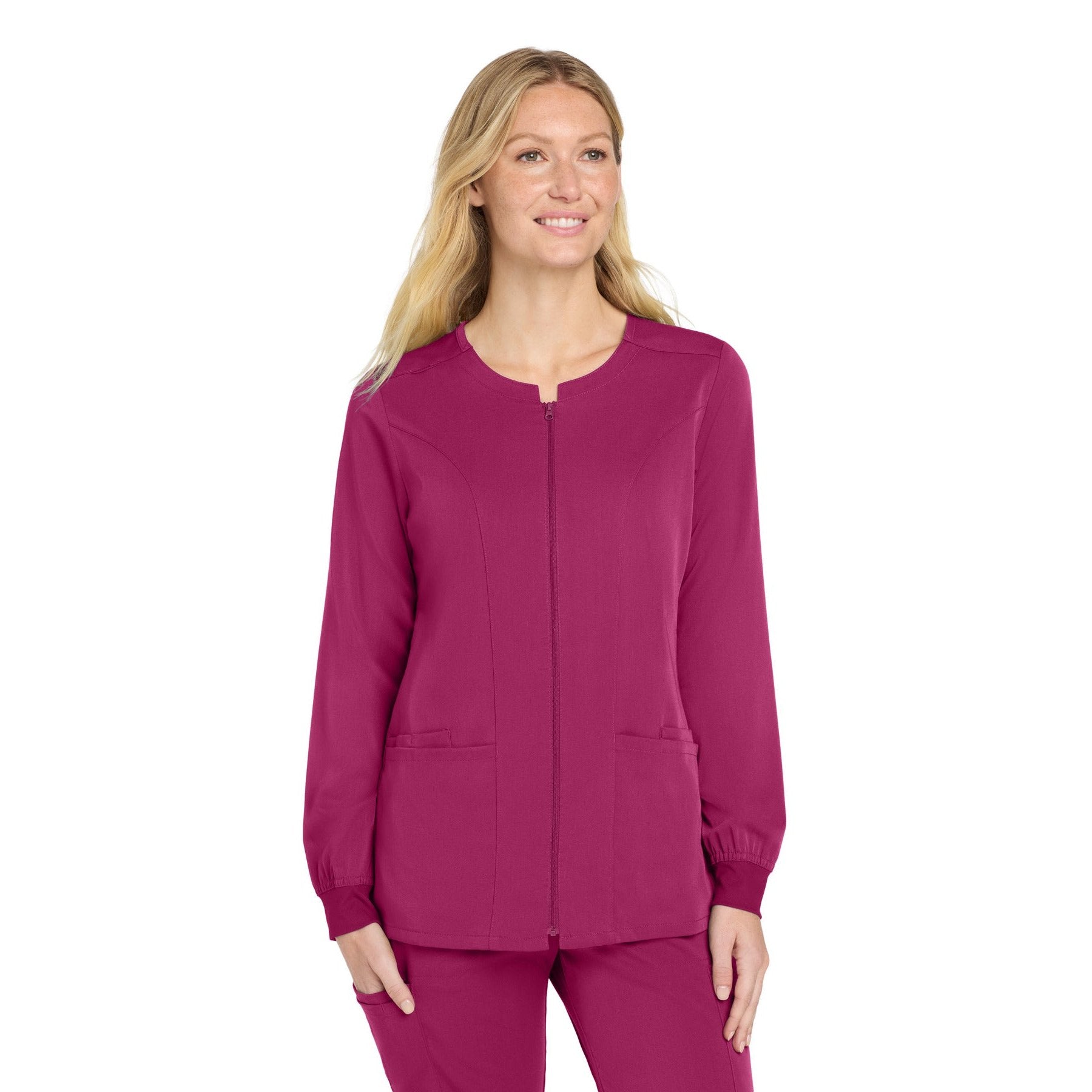 Wink-Wink® Women's Premiere Flex™ Full-Zip Scrub Jacket WW4088-MedTech-8