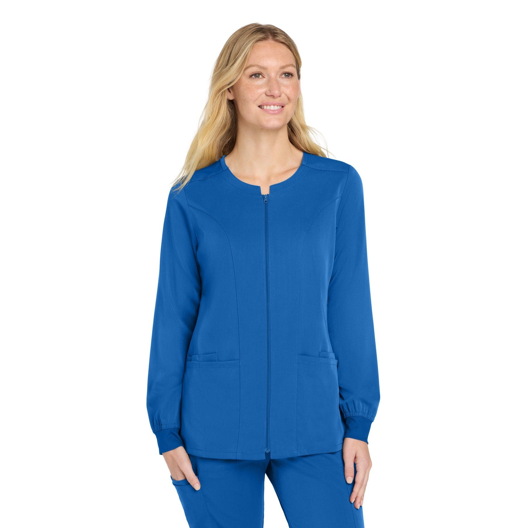 Wink-Wink® Women's Premiere Flex™ Full-Zip Scrub Jacket WW4088-MedTech-5