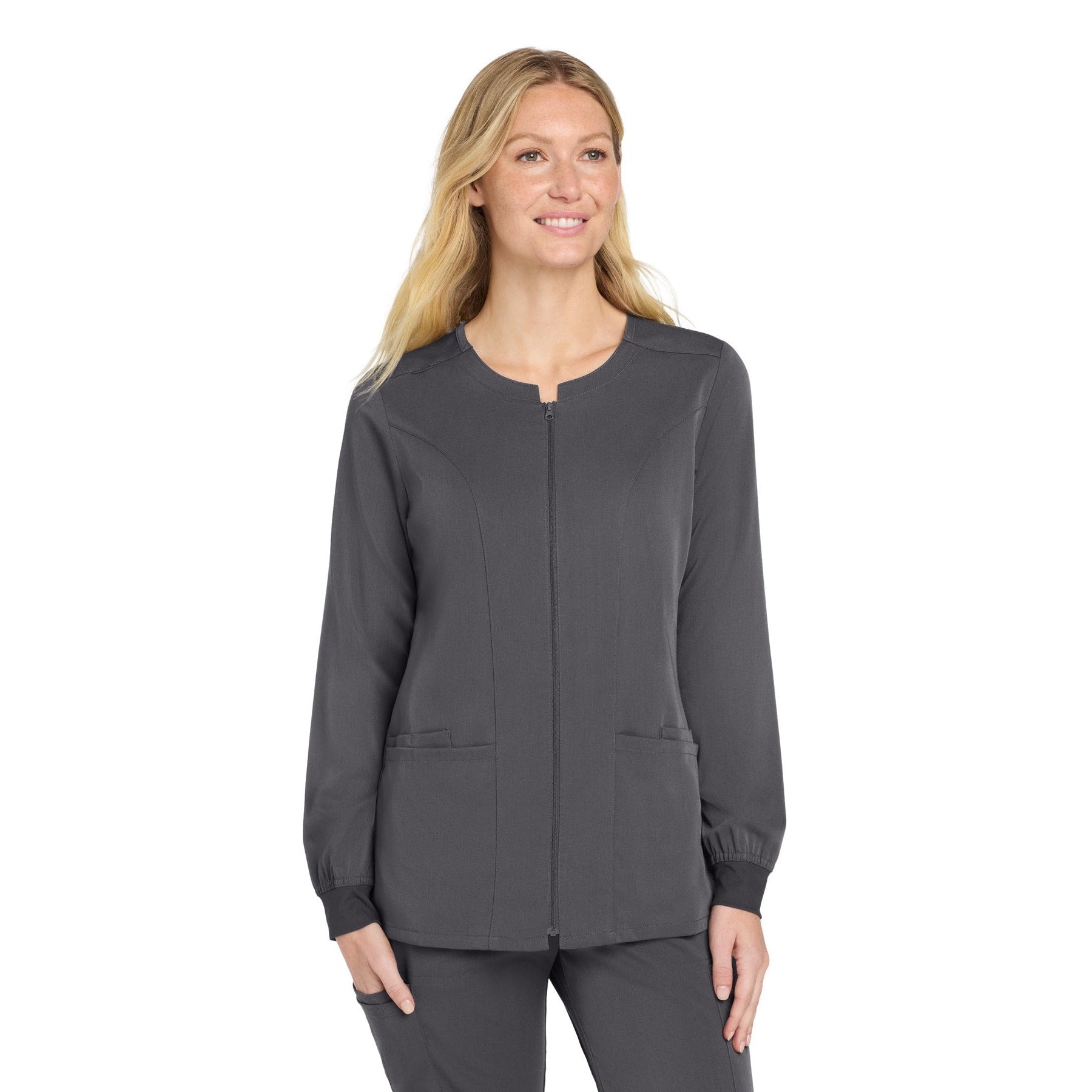 Wink-Wink® Women's Premiere Flex™ Full-Zip Scrub Jacket WW4088-MedTech-4