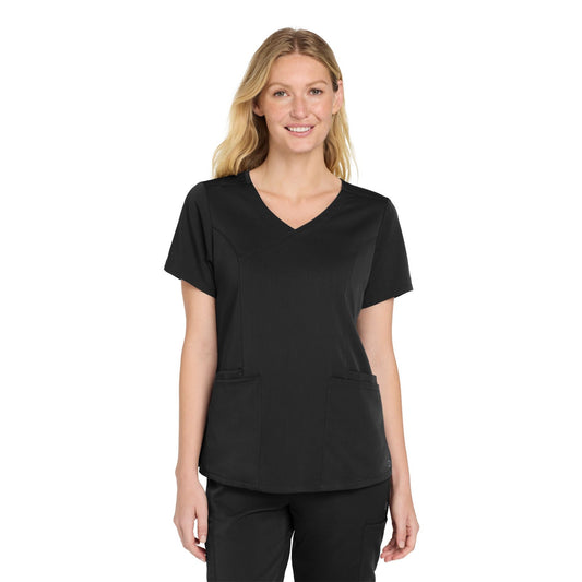 Wink-Wink® Women's Premiere Flex™ Mock Wrap Top WW4268-MedTech-1