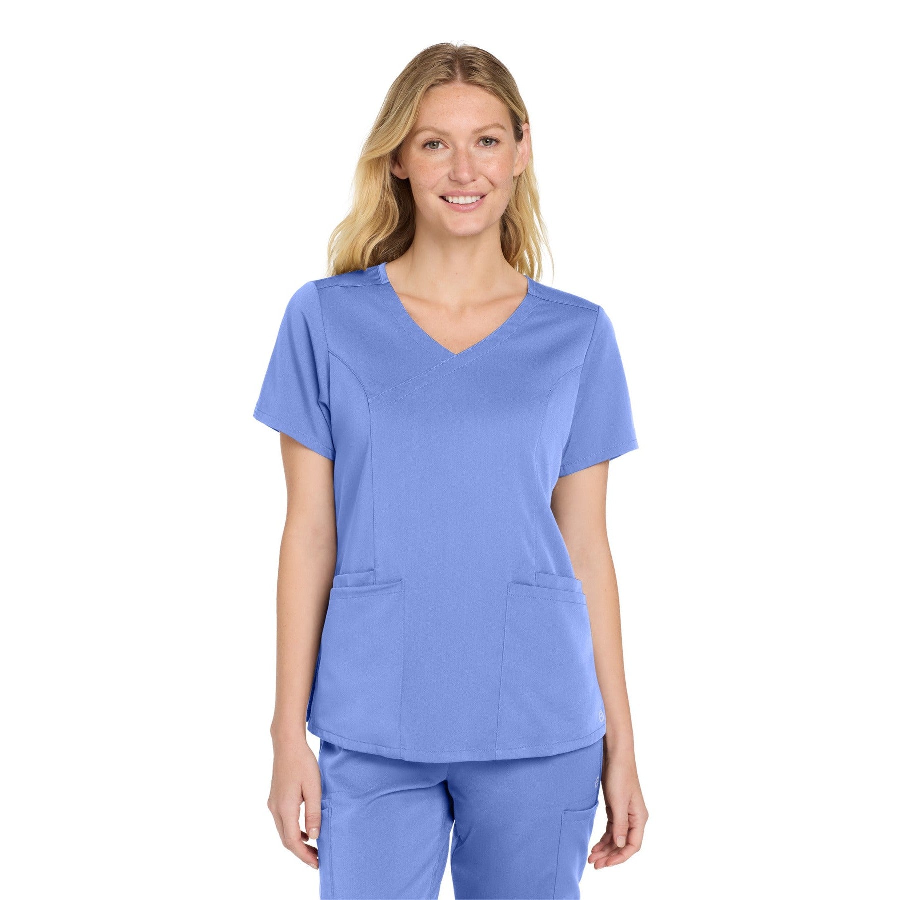 Wink-Wink® Women's Premiere Flex™ Mock Wrap Top WW4268-MedTech-2
