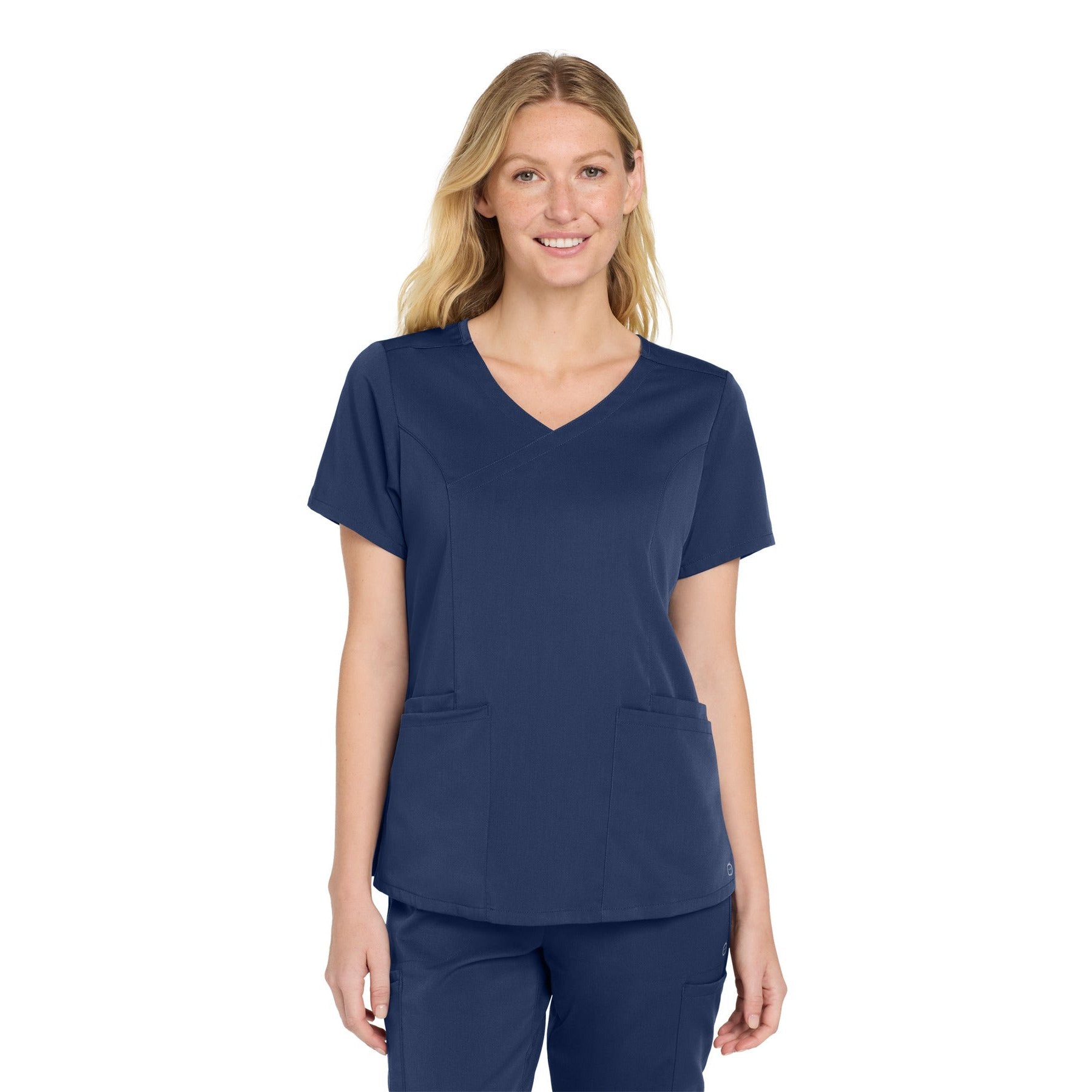 Wink-Wink® Women's Premiere Flex™ Mock Wrap Top WW4268-MedTech-3