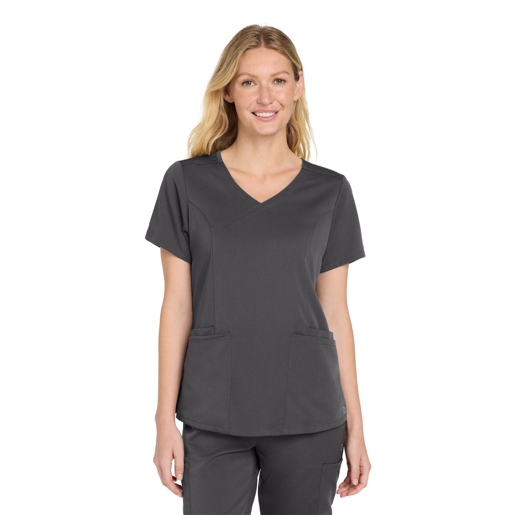 Wink-Wink® Women's Premiere Flex™ Mock Wrap Top WW4268-MedTech-4