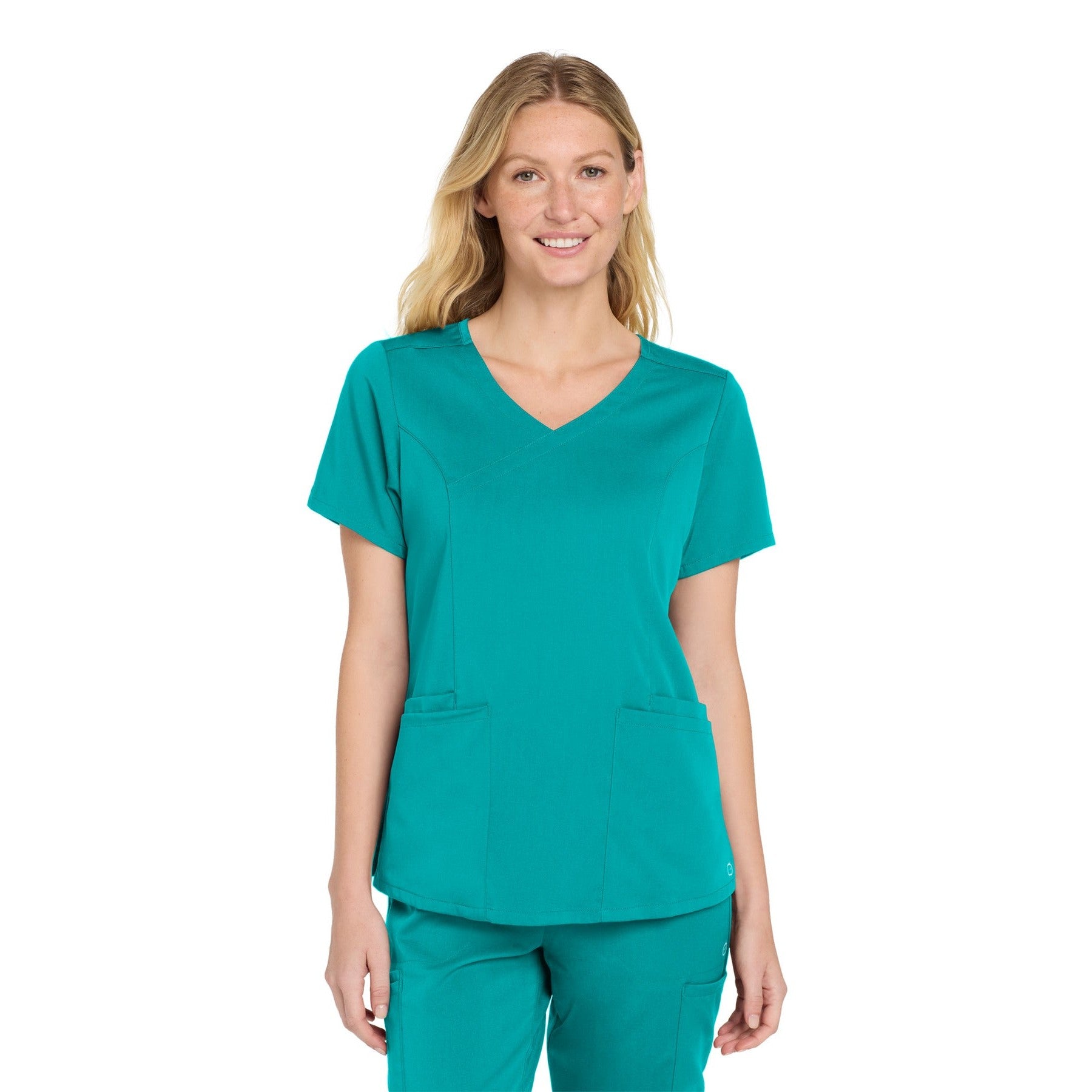 Wink-Wink® Women's Premiere Flex™ Mock Wrap Top WW4268-MedTech-6