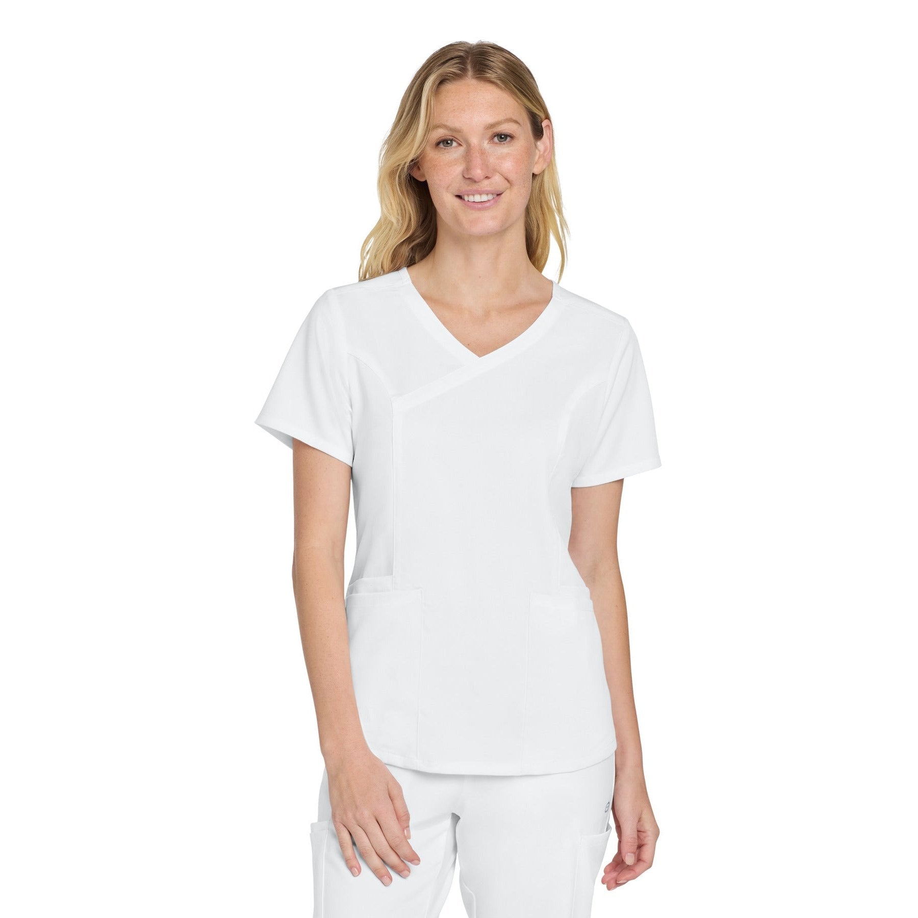 Wink-Wink® Women's Premiere Flex™ Mock Wrap Top WW4268-MedTech-7