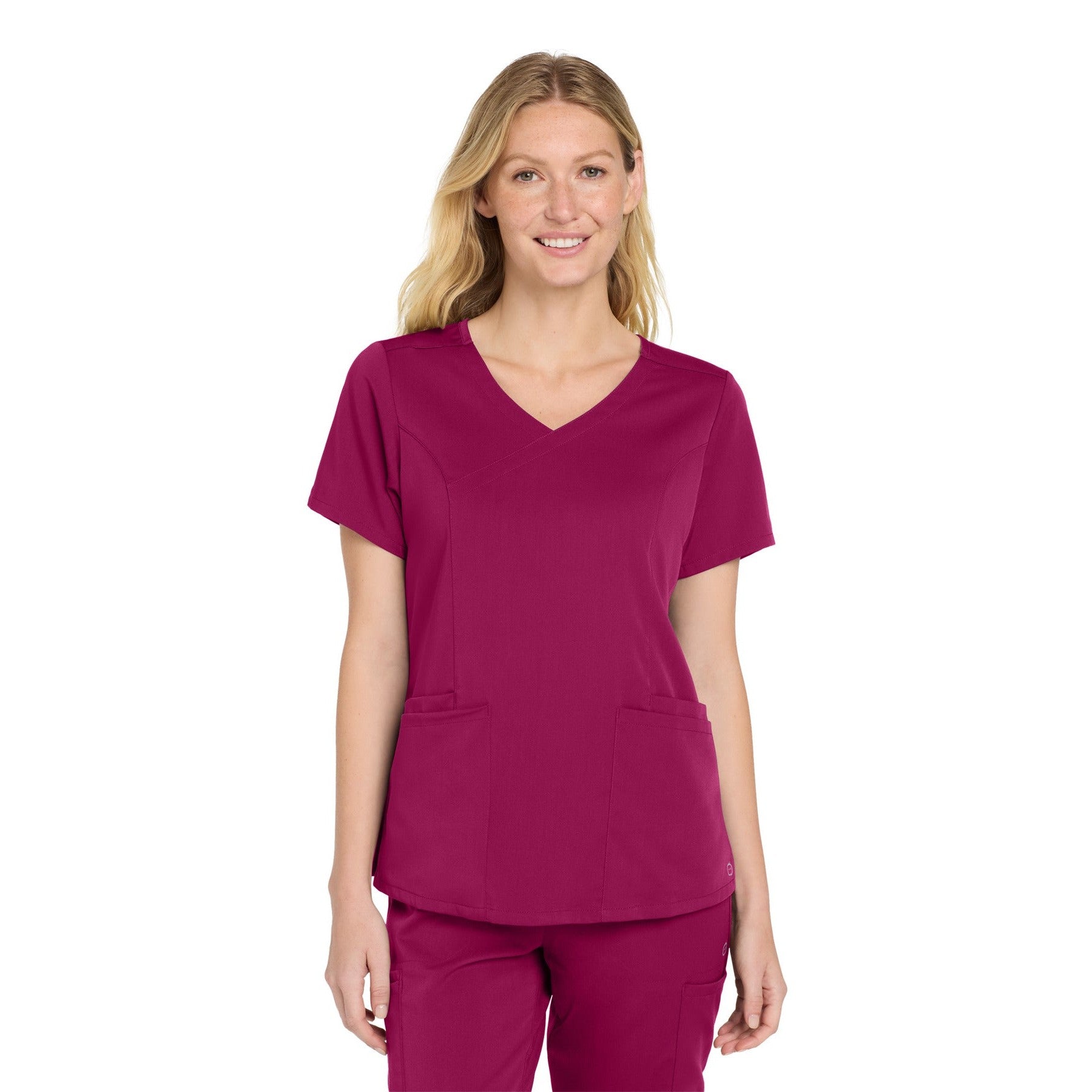Wink-Wink® Women's Premiere Flex™ Mock Wrap Top WW4268-MedTech-8